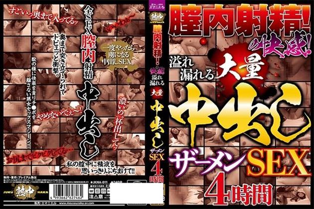膣内射精の快感！溢れ漏れる大量ザーメン中出しSEX4時間 - 1