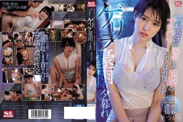 濡れ透けて露出した兄嫁のブラジャーにボクは我慢できず、全てぶち撒けたゲリラ豪雨の夕暮れ。 葵つかさ - 1