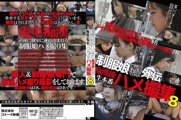 制服娘痴漢電車外伝 痴漢後生本番ハメ撮集8 - 1