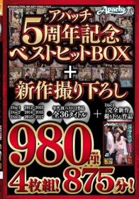 アパッチ5周年記念 ベストヒットBOX＋新作撮り下ろし「彼氏の真横で寝取り痴漢」 4枚組！  Disc1-Disc2