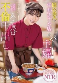 隠れ美人の牛丼チェーン店で働くパート主婦が学生バイトと避妊具なしでネチョベロ不倫中出し 小湊よつ葉