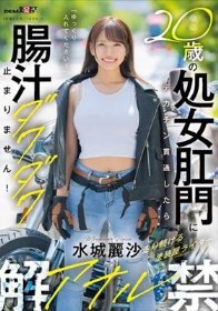 20歳の処女肛門にデカチン貫通したら腸汁ダクダク止まりません！塗装屋ライダー水城麗沙 アナル解禁