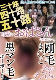 三十路四十路五十路の可愛いおばさんのくせに…。剛毛ま〇こ黒マン毛ボーボー！！ 2枚組470分