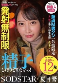 7年目で初素人解禁!童貞M男クン一名様限定 夏目響があなたの生活圏におジャマして一日中ついてまわって世話焼いたついでに発射無制限で精子しぼりとりたいっ!