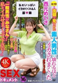「一般男性のみなさん!私をイカせまくって下さい!」~街頭で見つけた素人男性に壊れるほどイカされまくったSEXドキュメント~16 西元めいさ